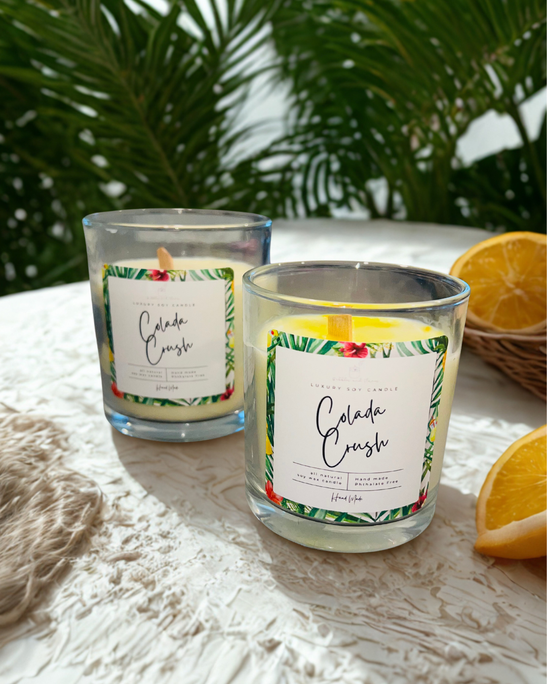 Colada Crush – 100% Soy Wax Candle (10 oz)